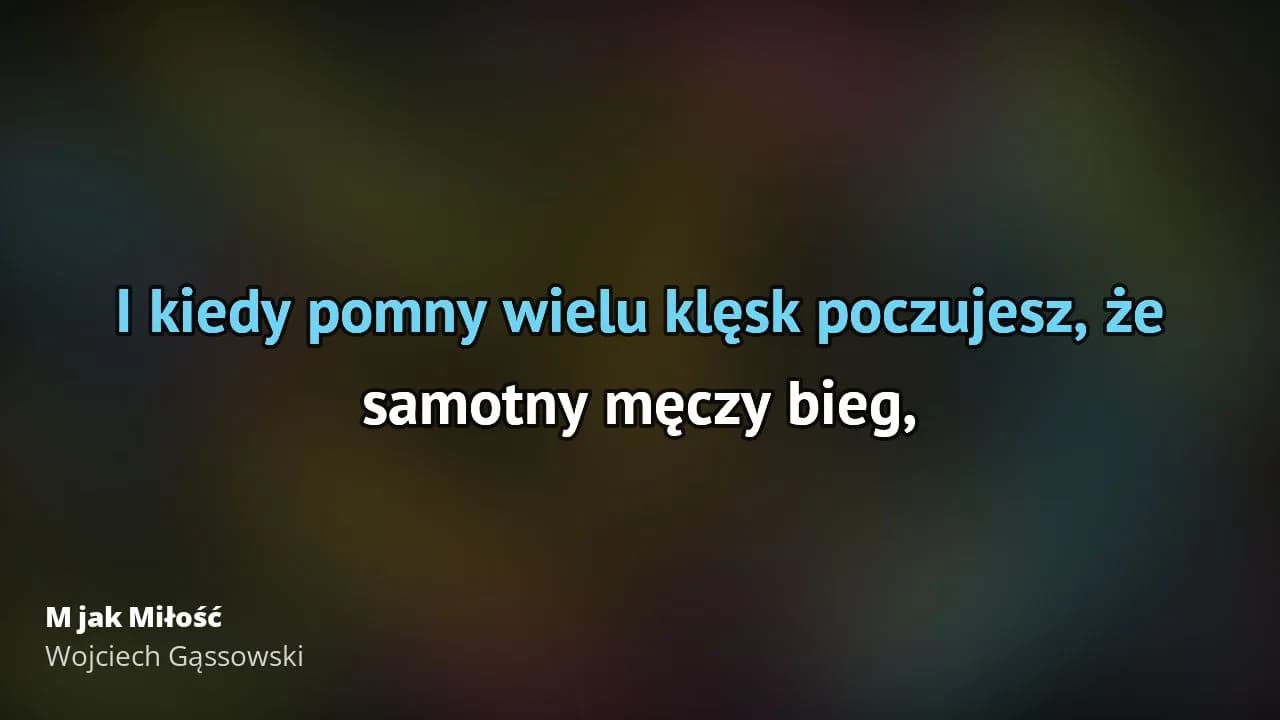 M jak miłość tekst piosenki - poznaj emocje ukryte w słowach